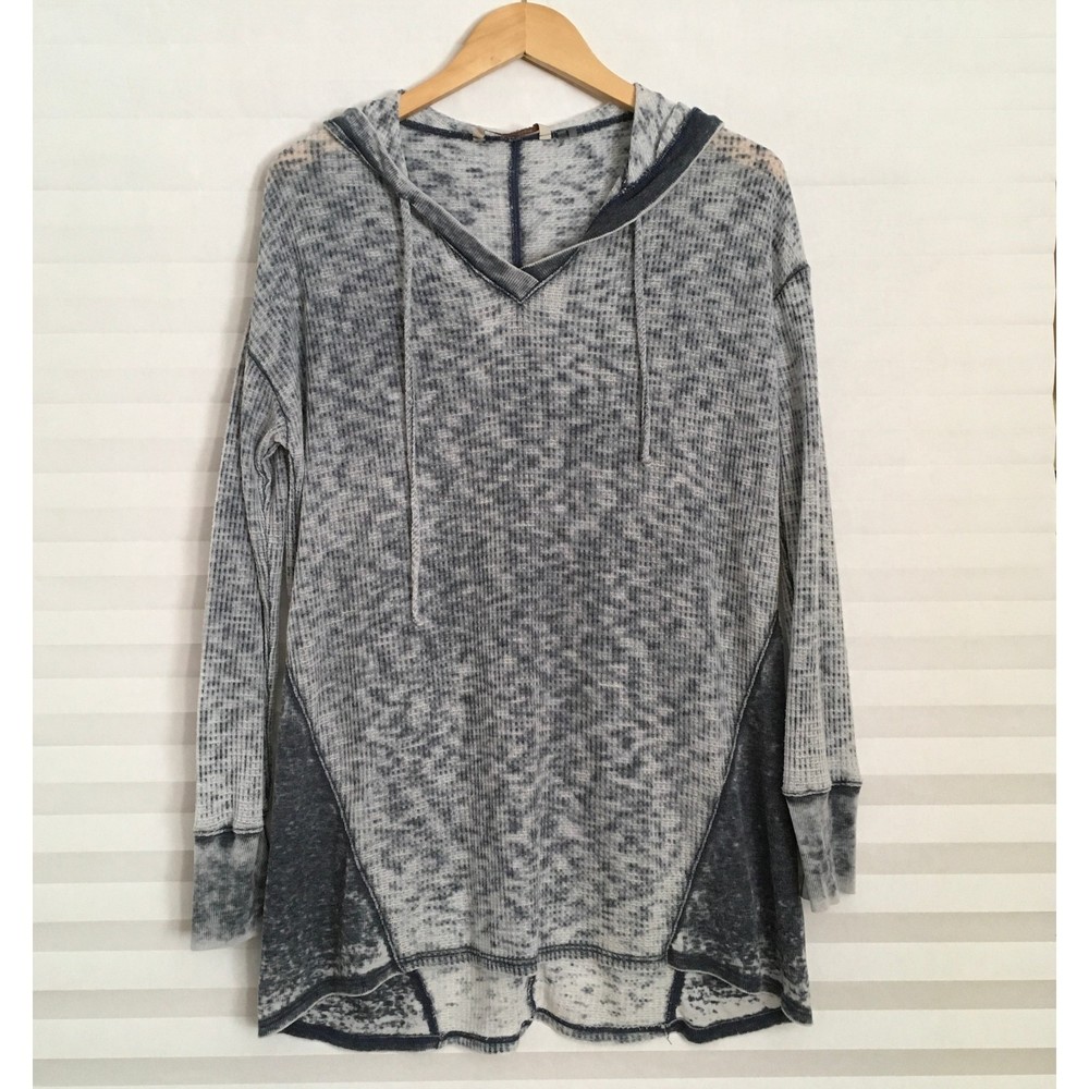 Soft Surroundings Womens Hoodie Sweater Size M Pull On Long Sleeve Drawstring